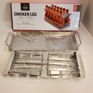 NIB Chicken Leg Grill Stand